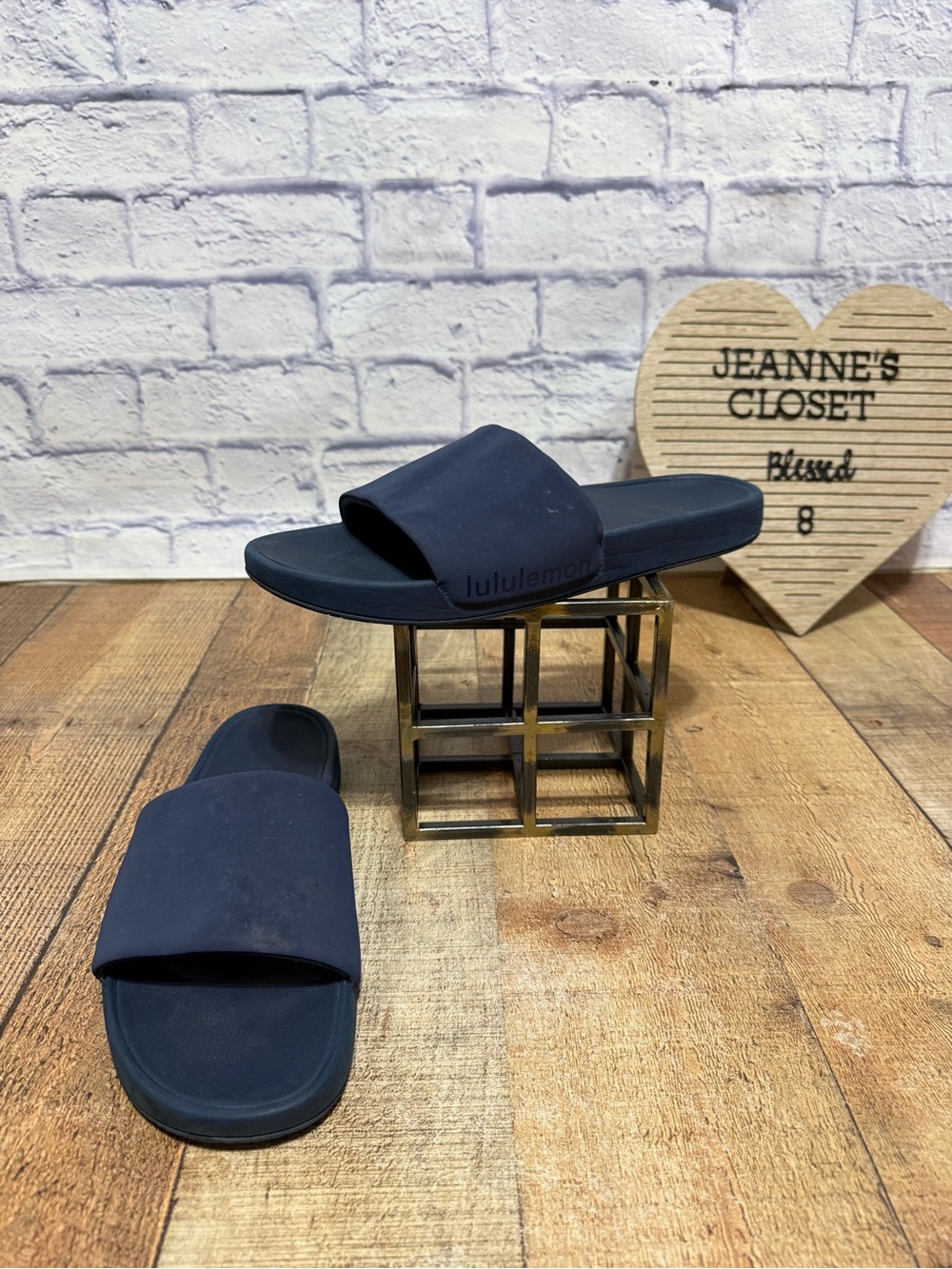 Lululemon Men's Restfeel Slide navy blue